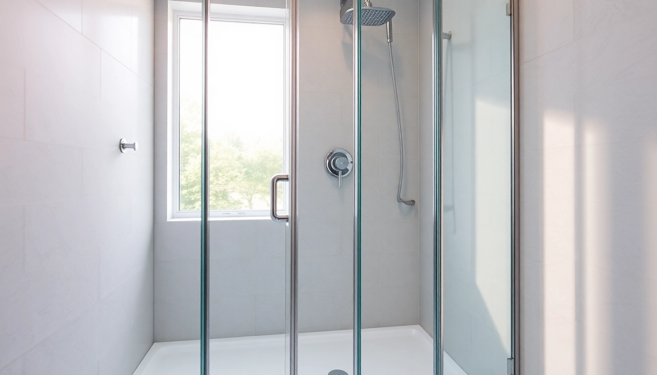 Moderne duschkabine 100x100 pendeltür in einem eleganten Badezimmer-Design, das Luxus ausstrahlt.