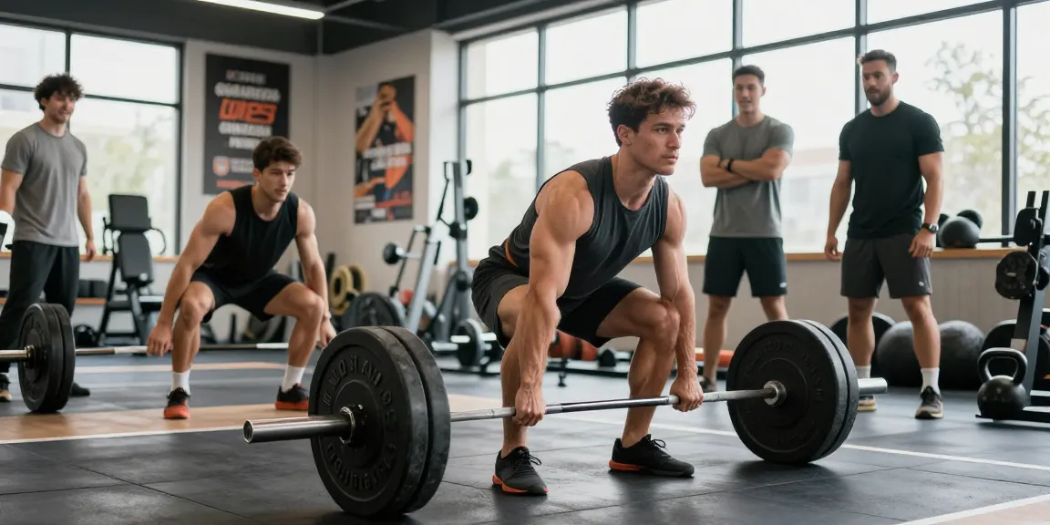 Strong man training with Unique Pharma Steroids during a gym session.