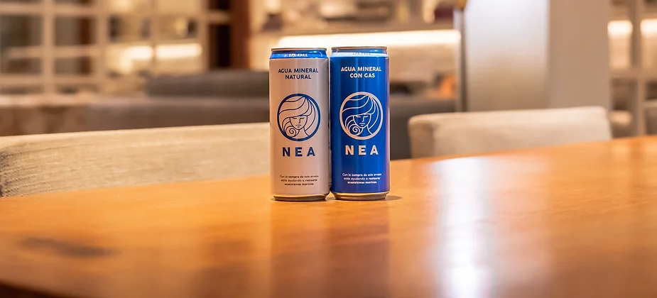 Dosen Wasser von NEA Water – Trink reines Wasser und rette die Meere