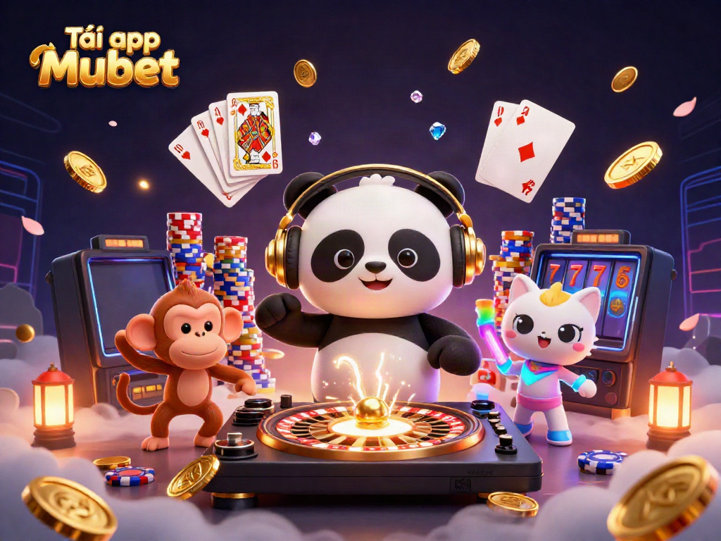 Experience the thrill of casino gaming with Tải app Mubet featuring vibrant characters and dynamic scenes.
