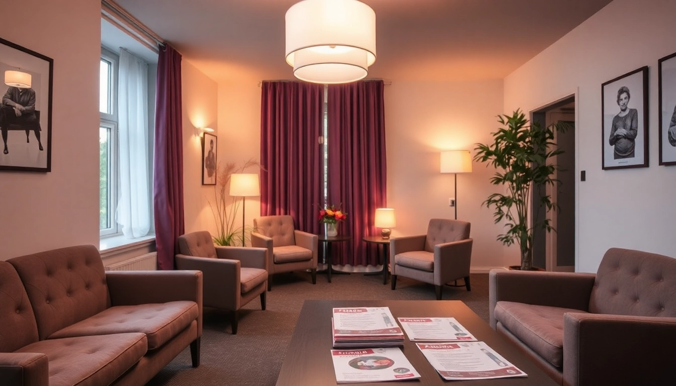 Professionelle pflegeberatung köln in einem hellen Beratungsraum mit gemütlichen Möbeln und hilfreichen Materialien.