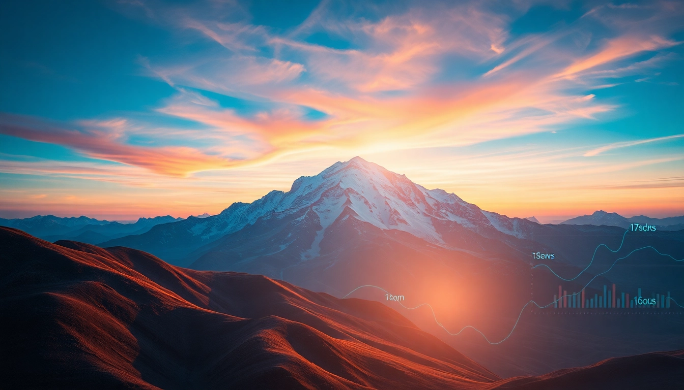 Visualisieren Sie den Einfluss des Web-Rangs auf erfolgreiche Webseiten in einer digitalen Landschaft.