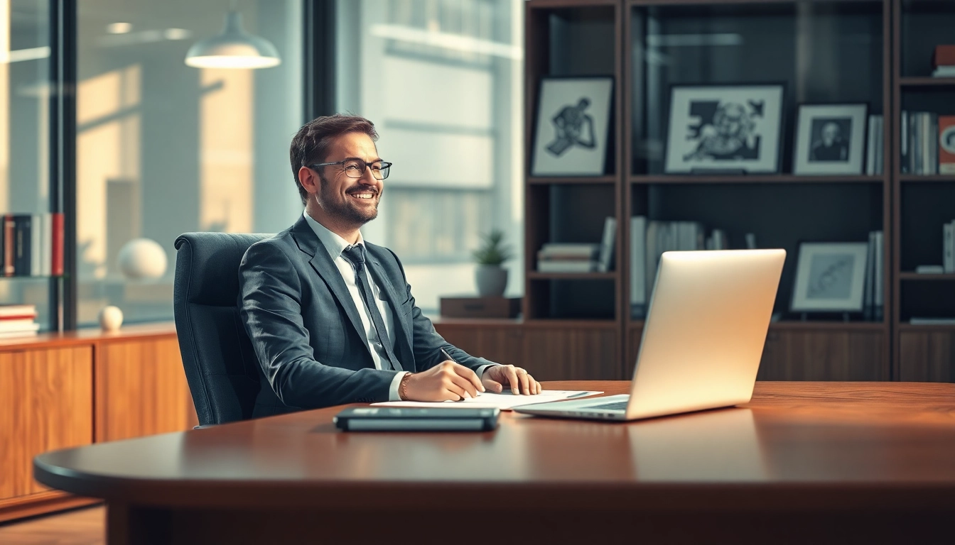 Headhunter Erfurt führt ein professionelles Gespräch in einem modernen Büro.